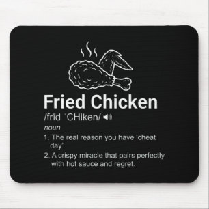 Tapis De Souris Définition de poulet frit Dictionnaire drôle Nom F
