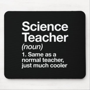 Tapis De Souris Définition de professeur de sciences amusante Byck