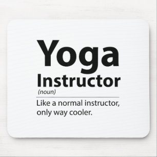 Tapis De Souris Définition de professeur de yoga cool Funny Yoga L