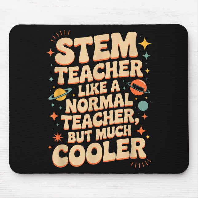 Tapis De Souris Définition de professeur STEM drôle Science Math T (Devant)