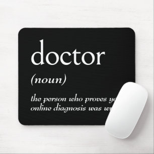 Tapis De Souris Définition du dictionnaire pour DOCTEUR