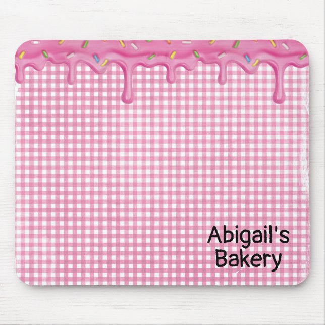 Tapis De Souris Dégivrage au goutte sur En vichy (Devant)