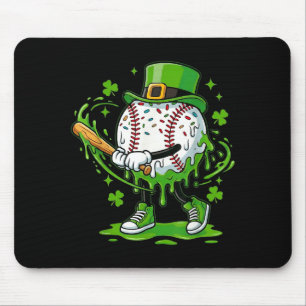 Tapis De Souris Dégoulinade de baseball pour garçons Dégoulinade d