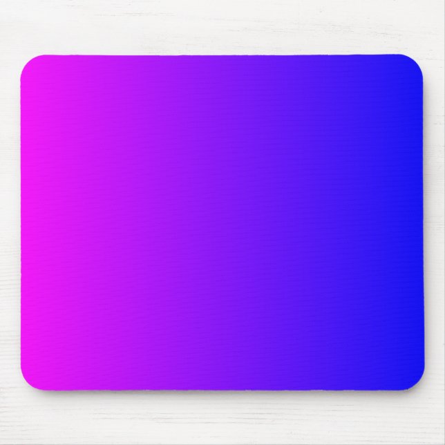 Tapis De Souris Dégradé de Magenta à Bleu (Devant)