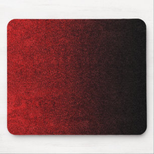 Tapis De Souris Dégradé de Parties scintillant rouge et noire