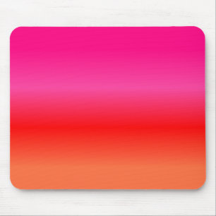 Tapis De Souris Dégradé rose, rouge et orange