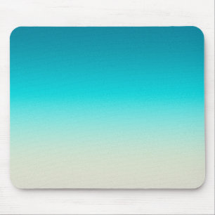 Tapis De Souris Dégradé sarcelle moderne ombré