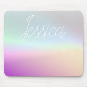 Tapis De Souris Dégradés ombrés colorés cool et votre script