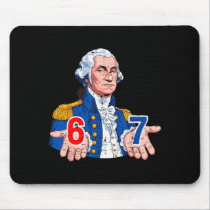 Tapis De Souris Déguisement drôle 6 7 Washington Mème Six Sept Enf