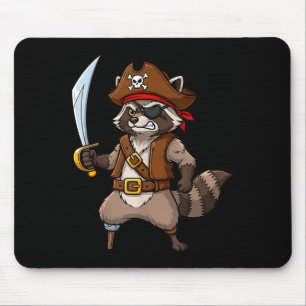Tapis De Souris Déguisement drôle de raton pirate pour hommes et f