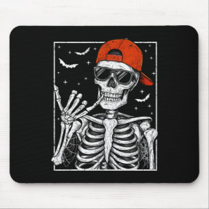 Tapis De Souris Déguisement Rock Hand Halloween Musique Rock Cool