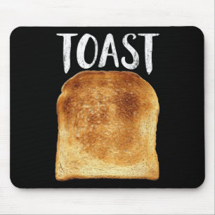 Tapis De Souris Déguisement Toast Halloween Drôle Amateur de Pain 
