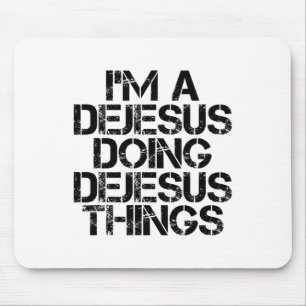Tapis De Souris Dejesus Funny Nom de famille Arbre de famille Anni