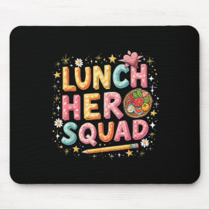 Tapis De Souris Déjeuner Lady Squad Déjeuner Hero Squad Preppy Ret