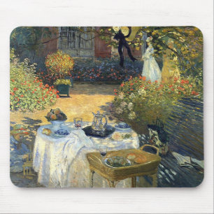 Tapis De Souris Déjeuner Par Claude Monet