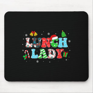 Tapis De Souris Déjeuner super dame Noël Correspondances Noël Déje