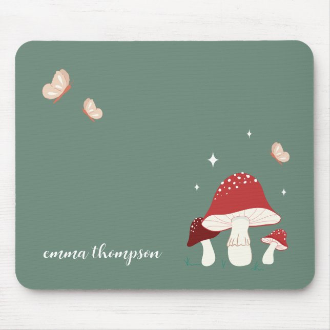 Tapis De Souris Délicat Champignons Cadeau personnalisé Mousepad (Devant)