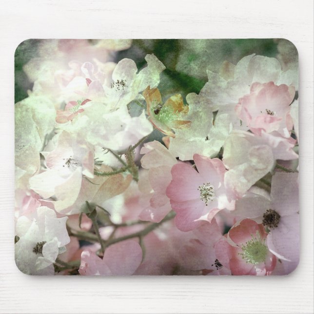 Tapis De Souris Délicat floral (Devant)