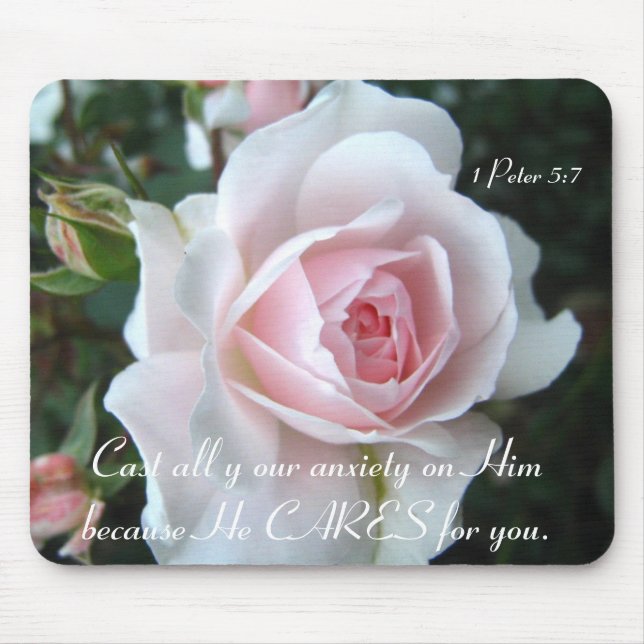 Tapis De Souris Delicate rose (Devant)
