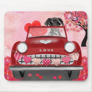 Tapis De Souris Délice de la Saint-Valentin pour Grand Danois