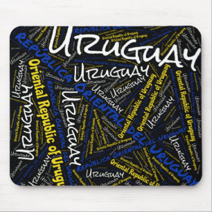 Tapis De Souris Délicieux Uruguay drapeaux couleurs Patriotique