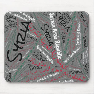 Tapis De Souris Delightful Syria Flag Colors Patriotic