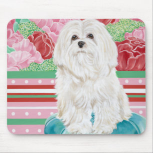 Tapis De Souris Della Rose Maltese