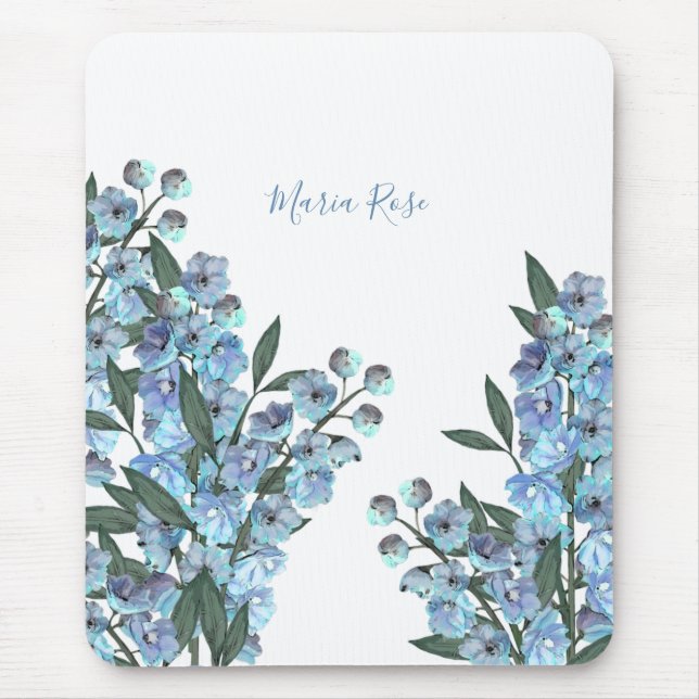 Tapis De Souris Delphinium bleu (Devant)