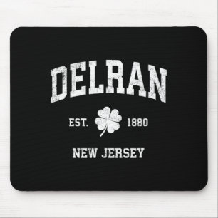 Tapis De Souris Delran New Jersey Vintage Shamrock Srts _1