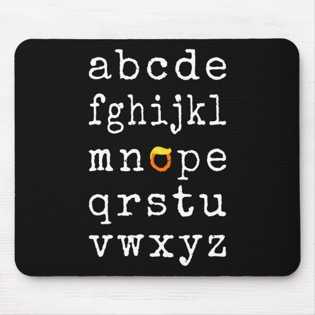 Tapis De Souris Démocrates amusant Trump Élections anti-Trump (Devant)