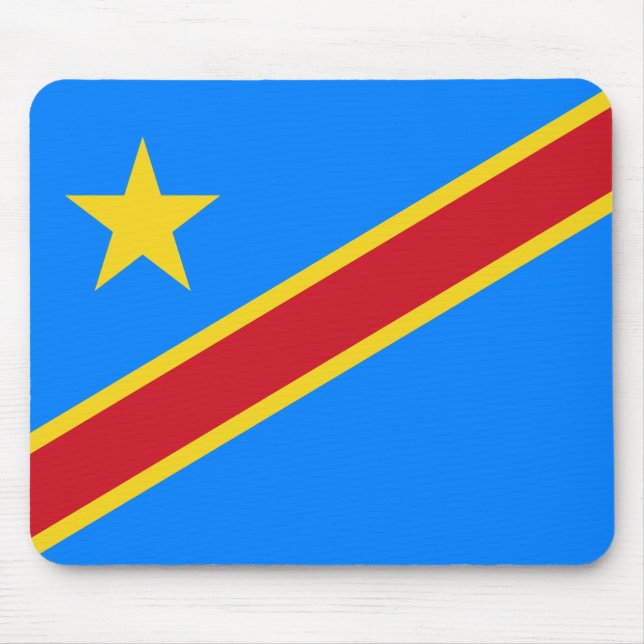 Tapis De Souris Democratic Republic of the Congo Flag (Devant)