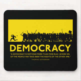 Tapis De Souris Démocratie Mousepad