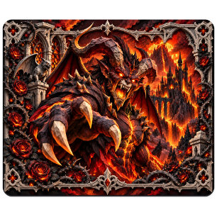 Tapis De Souris Démon, Monstre de Papier Découpé