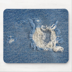 Tapis De Souris Déni bleu effilé
