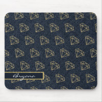 Denim & Diamonds Or & Bleu Glam Ordinateur