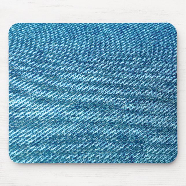 Tapis De Souris Denim textile texture simple jeans | (Devant)