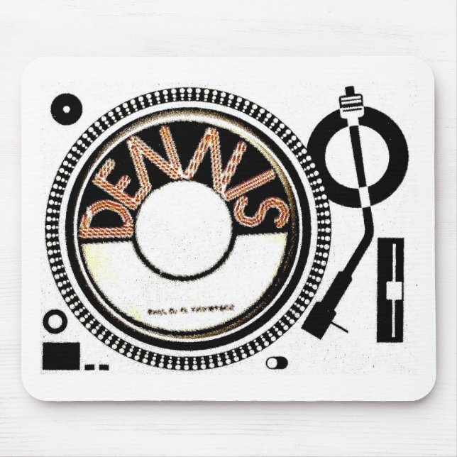 Tapis De Souris DENNIS TOURNE-DISQUE Mousepad (Devant)