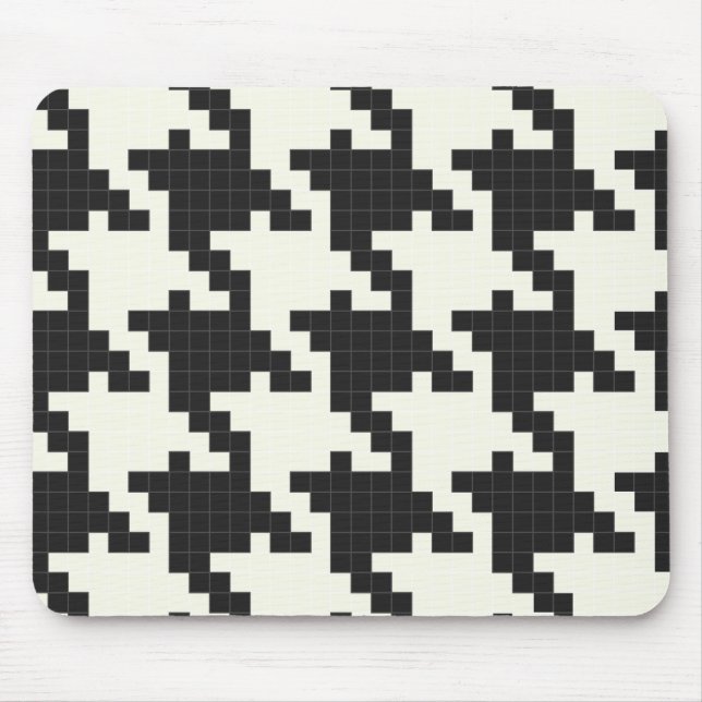 Tapis De Souris Dent de chiens Pixel-Texturisée (Devant)