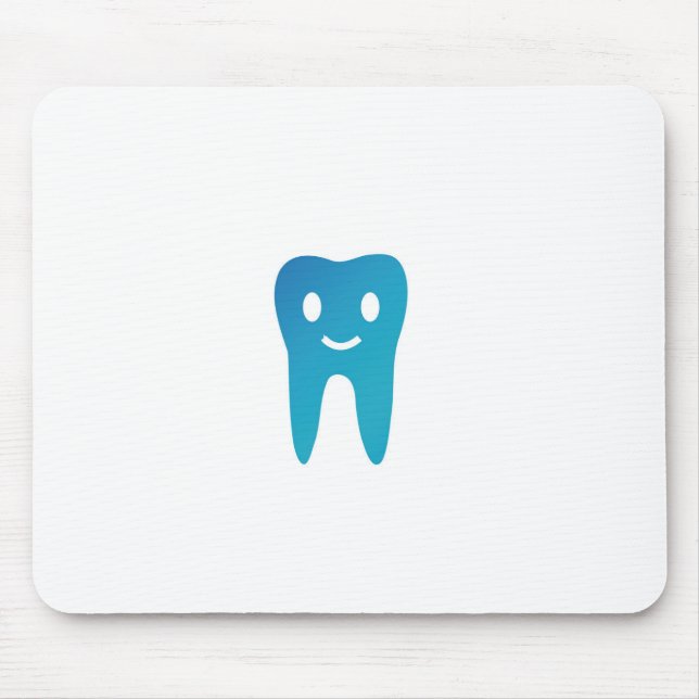 Tapis De Souris Dent heureuse (Devant)