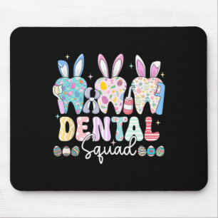 Tapis De Souris Dental Squad Pâques Jour Drôle Dents Dentaire Ista