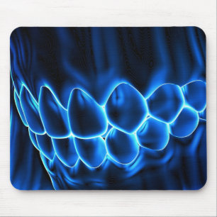 Tapis De Souris Dents brillants Bite & gencives Dentiste Mousepad
