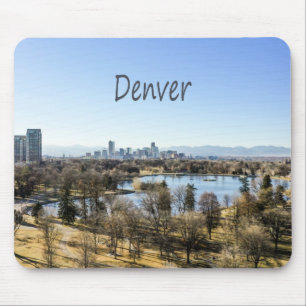 Tapis De Souris Denver Ville et Montagnes Colorado