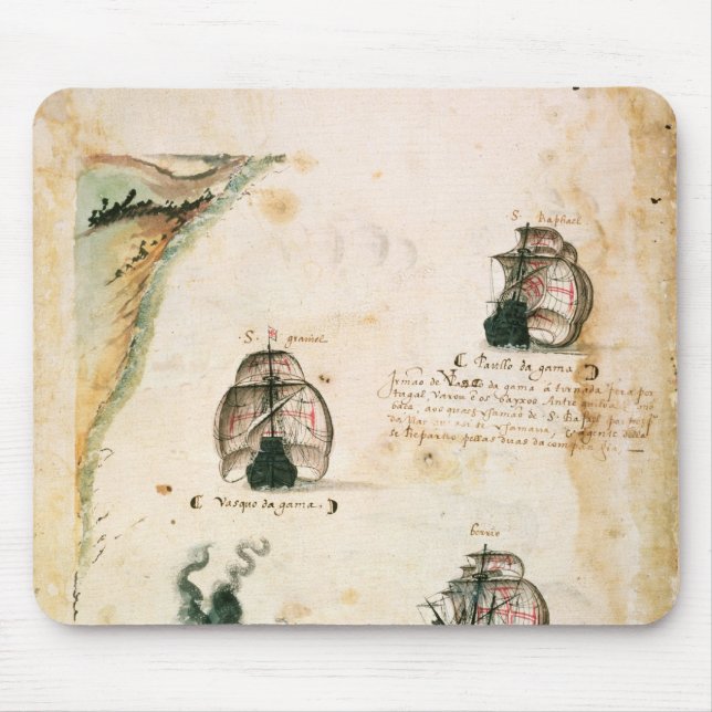 Tapis De Souris Départ de Vasco da Gama (Devant)