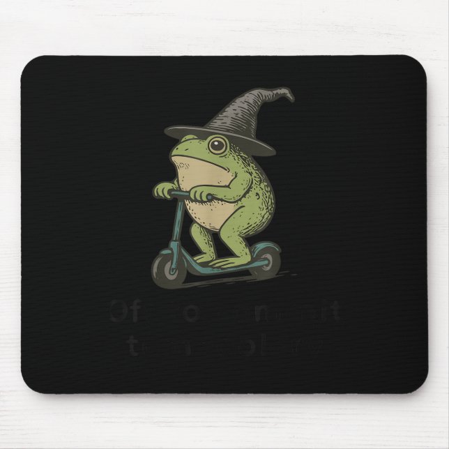 Tapis De Souris Départ Pour Engager Tom Foolery Frog, Drôle Whimsi (Devant)