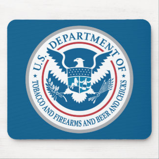 Tapis De Souris Département des USA de tabac et armes à feu et