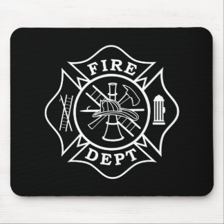 Tapis De Souris Département du feu/croix maltaise Mousepad de