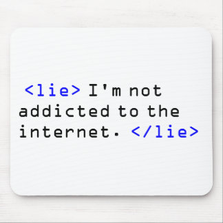 Tapis De Souris Dépendance d'Internet