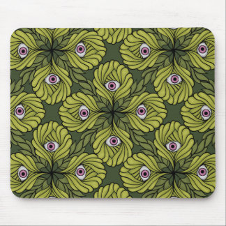 Tapis De Souris Déplaisant mignon Plante printemps vert Imaginaire