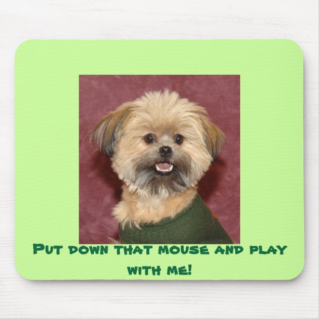 Tapis De Souris Déposé ces souris et jeu avec moi ! (Devant)