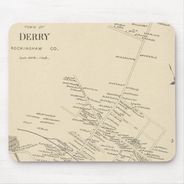 Tapis De Souris Dépôt de derry PO (Devant)